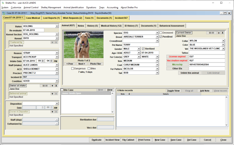 screenshot of Shelter Pro